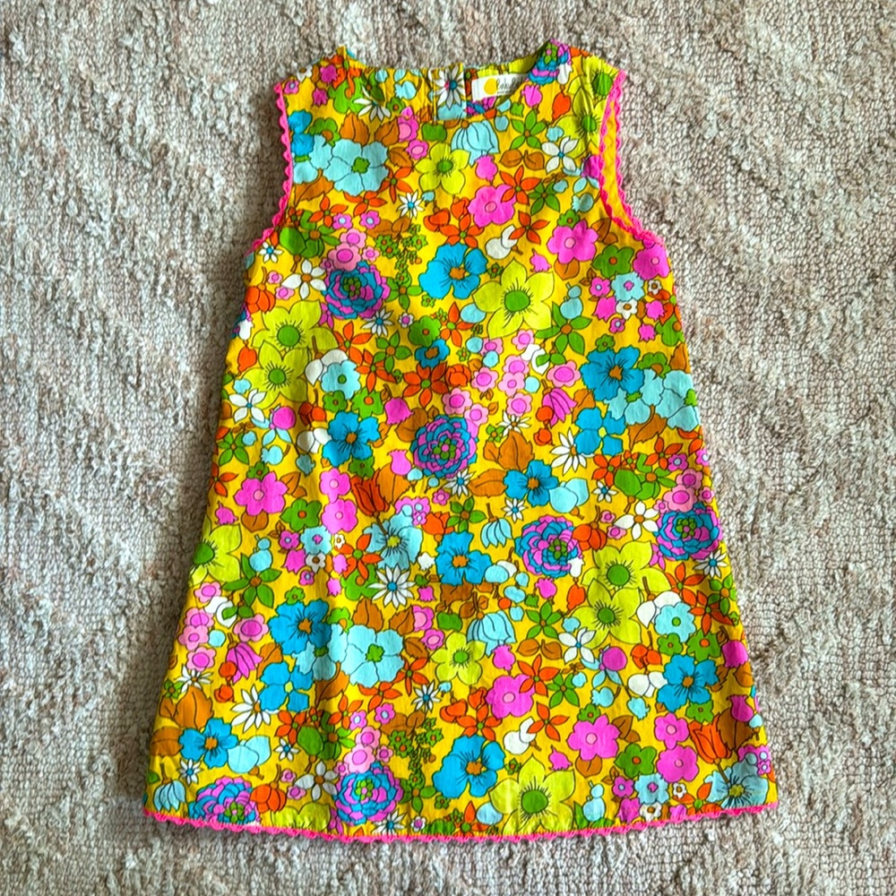 Baby Boden floral sleeveless dress